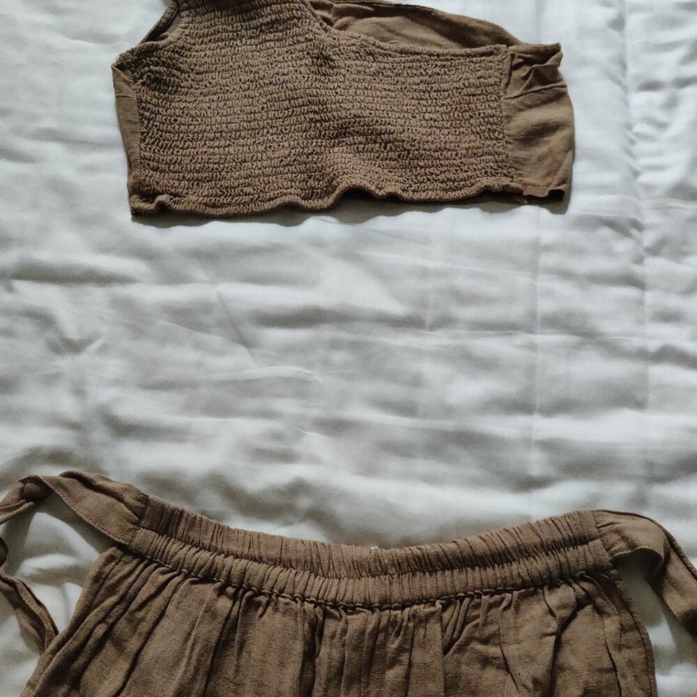 Zara Like Matching Linen Set - image 5